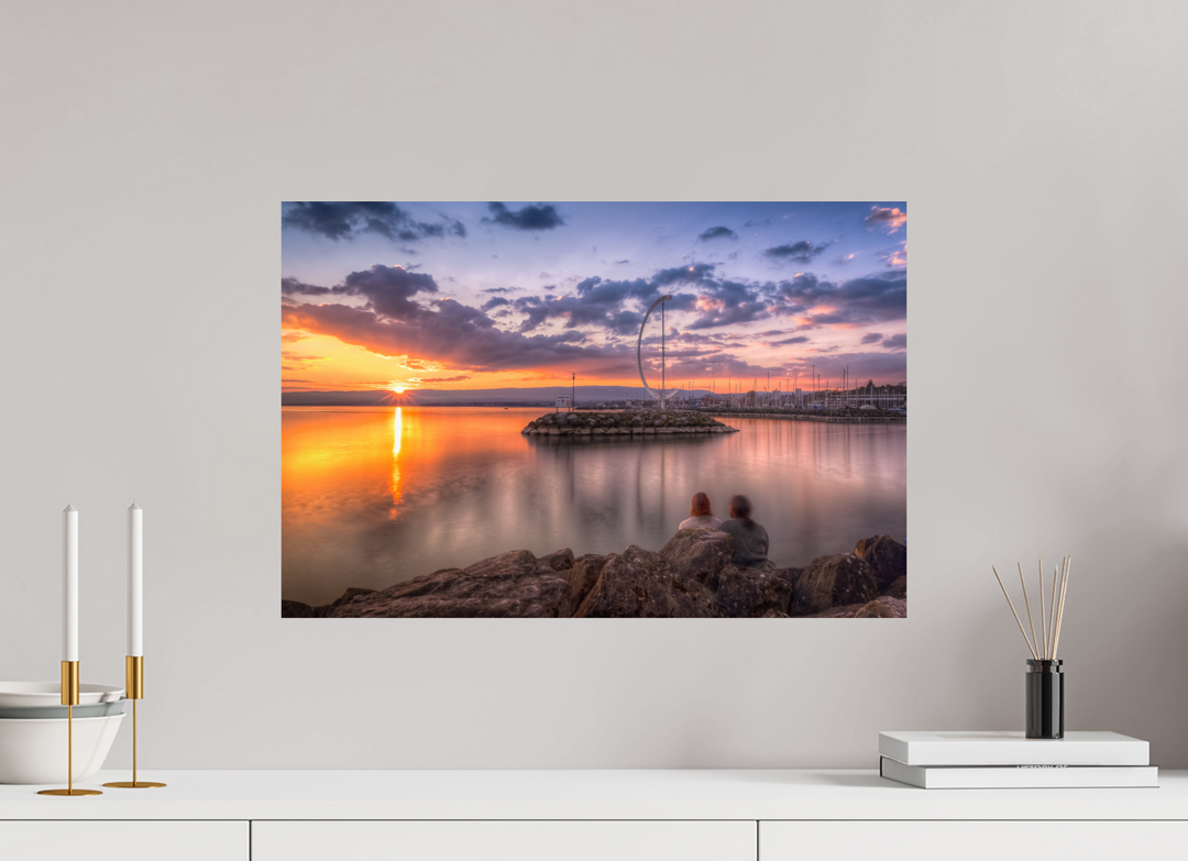 60 x 40 cm, Fine Art Baryta Print Dusk's Golden Symphony