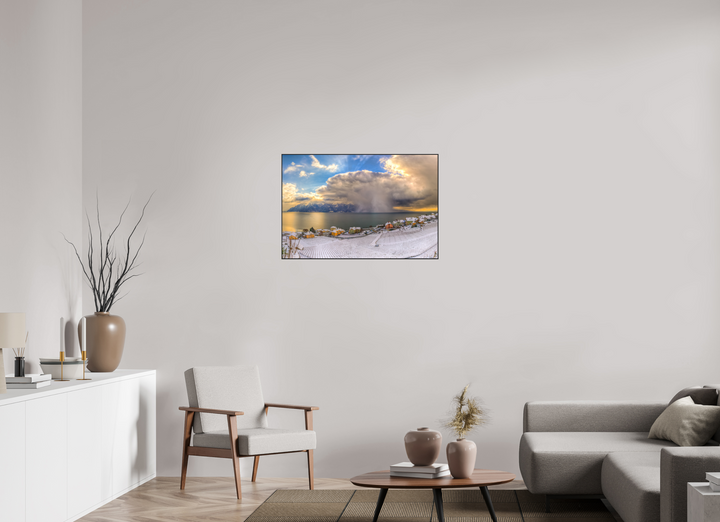 90 x 60 cm, Aluminum Floater-Framed Fuji Print on Alu-Dibond Natural Show