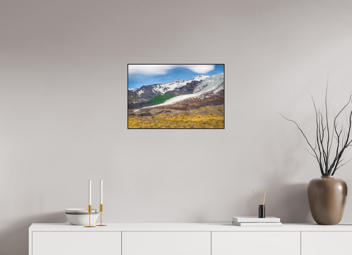 60 x 40 cm, Aluminum Floater-Framed Fuji Print on Alu-Dibond Four Seasons Glacier