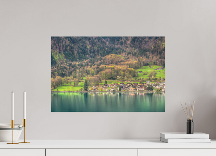 60 x 40 cm, Fine Art Baryta Print Spring by Lake Brienz