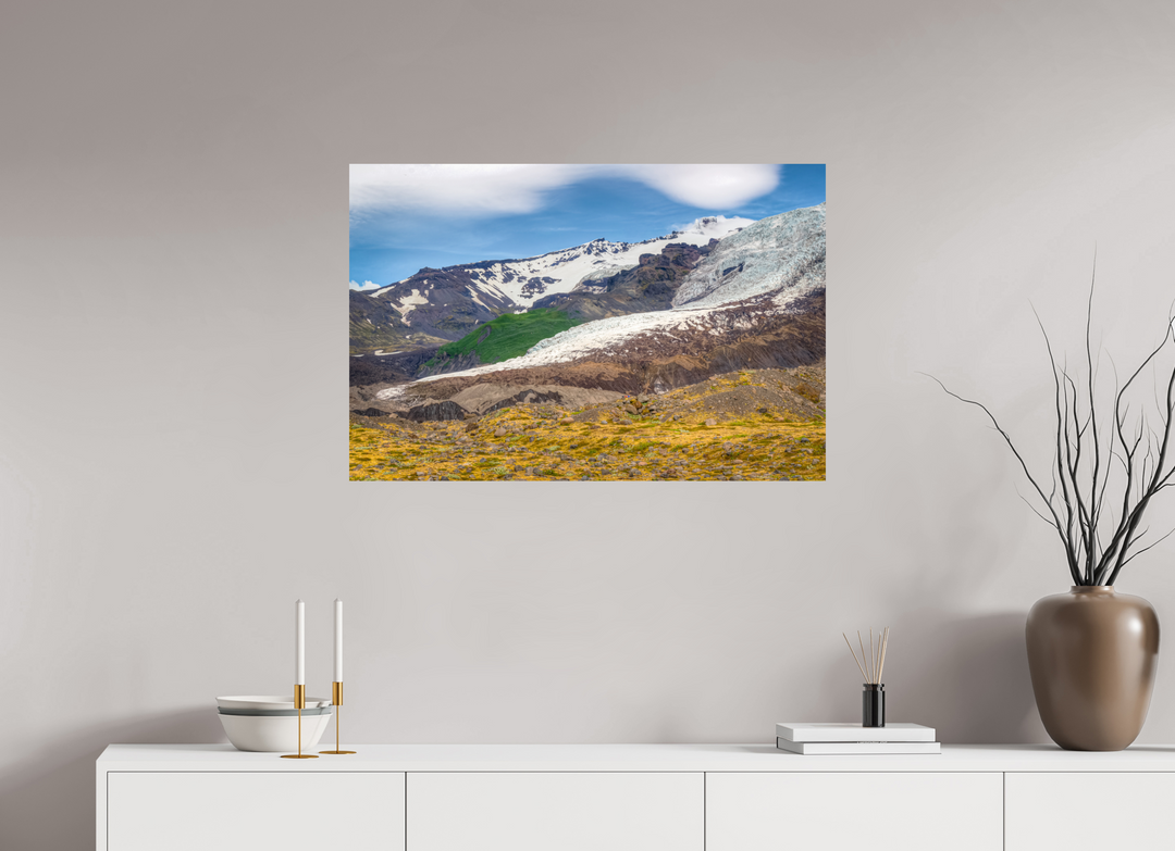 90 x 60 cm, Fine Art Baryta Print Four Seasons Glacier