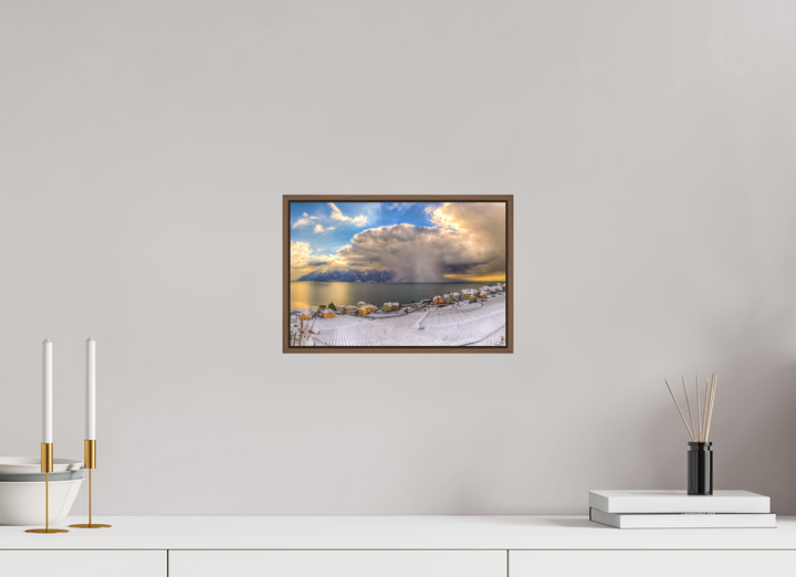 30 x 20 cm, Wood Floater-Framed Fuji Print on Alu-Dibond Natural Show