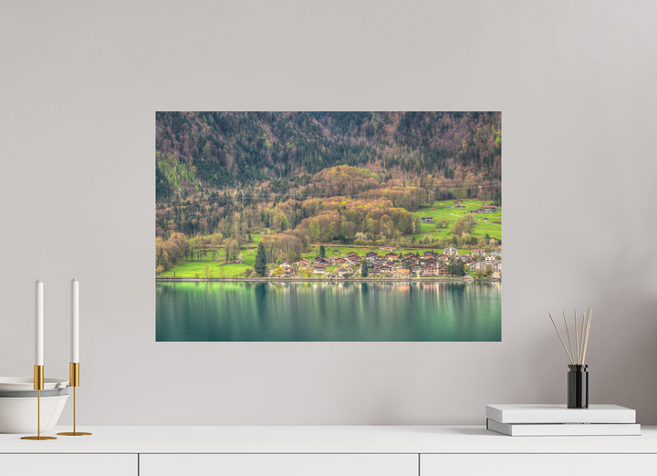60 x 40 cm, Fuji Print Spring by Lake Brienz
