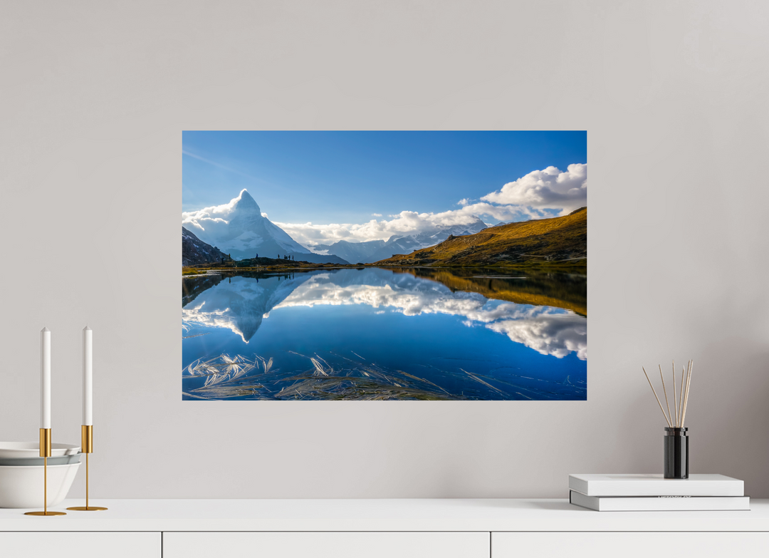 60 x 40 cm, Fine Art Baryta Print Matterhorn's Mirror Image