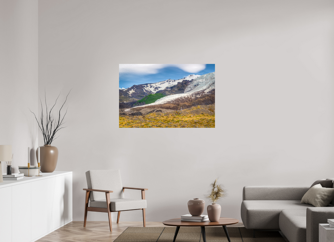 120 x 80 cm, Fine Art Baryta Print Four Seasons Glacier