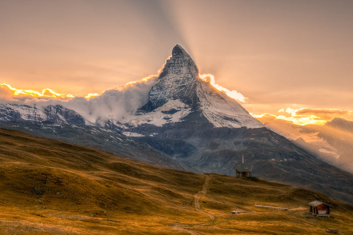 Matterhorn Majesty at Sunset - Fiery Skies - Valais, Switzerland
