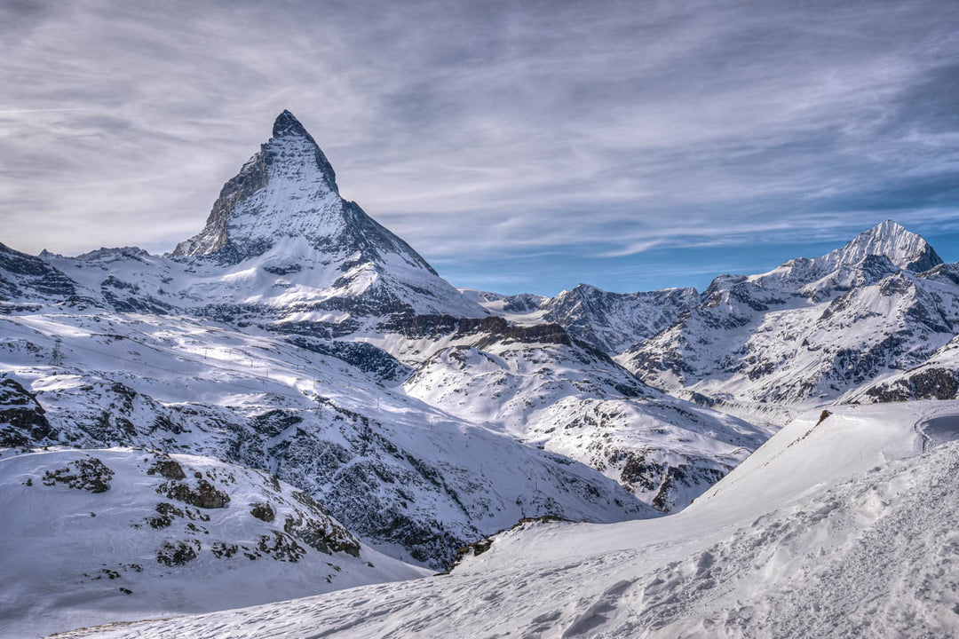 Winter's Crown: The Snowy Silence of Matterhorn