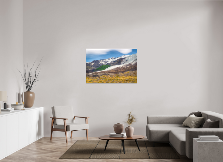 120 x 80 cm, Aluminum Floater-Framed Fuji Print on Alu-Dibond Four Seasons Glacier