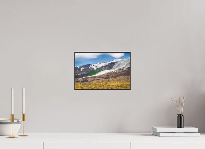 30 x 20 cm, Aluminum Floater-Framed Fuji Print on Alu-Dibond Four Seasons Glacier