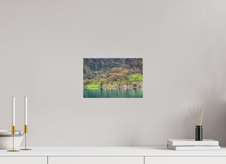 30 x 20 cm, Fine Art Baryta Print Spring by Lake Brienz